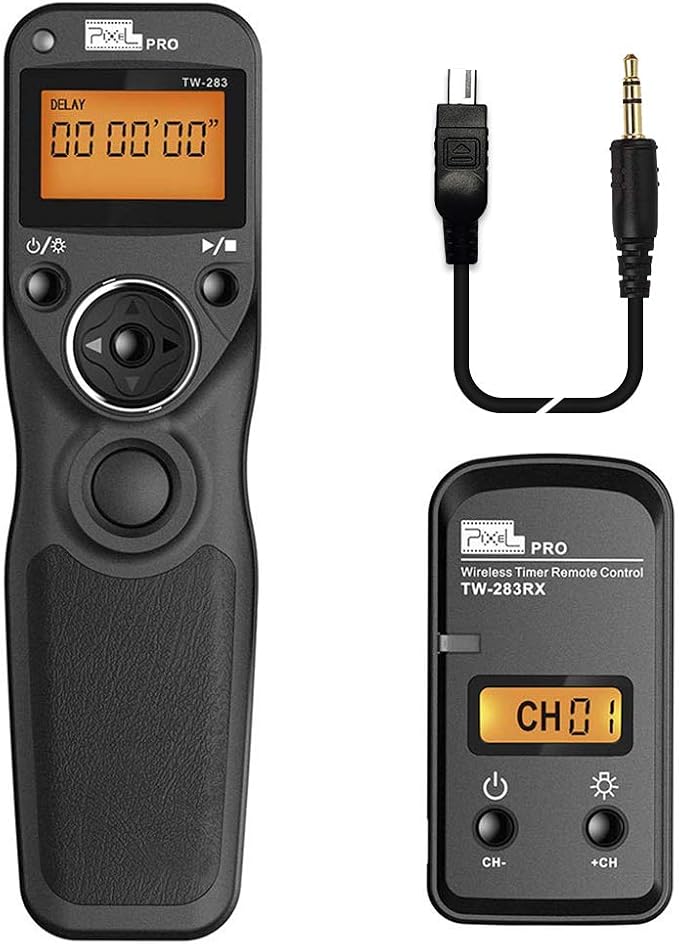 Pixel TW-283 DC2 Wireless Shutter Remote Release Control Intervalometer FSK