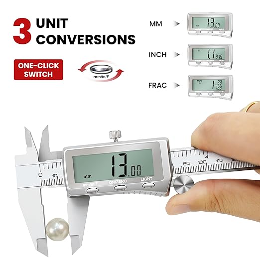 Digital Caliper, Rechargeable Calipers 12 inch