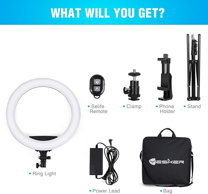 Ring Light 18 Inch LED Ringlight Kit