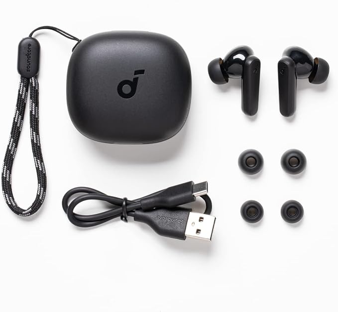 Soundcore by Anker P20i True Wireless Earbuds, with Big Bass, 30H Playtime | Bluetooth 5.3, Water-Resistant, 2 Mics for AI Clear Calls, 22 Preset EQs, Customization via App