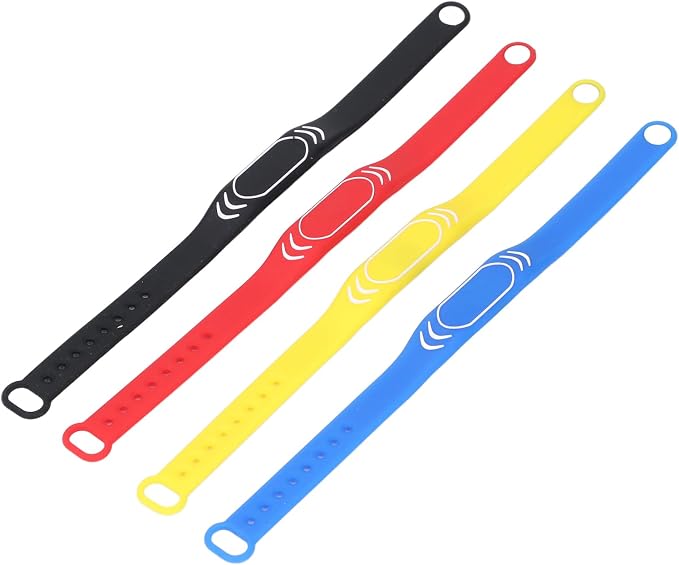 NFC Bracelet T5577 ID Copyable Water Silicone Wristband, NFC Access Control