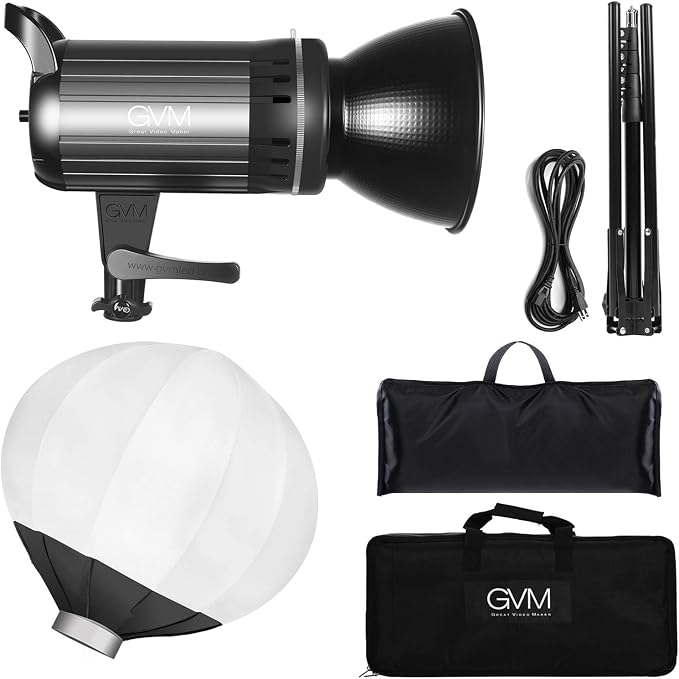 Bi-Color LED Video Light, GVM 100W Photography Lighting