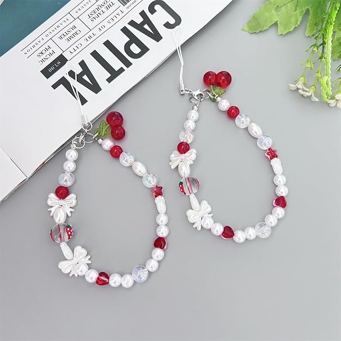 Beaded Camera Wrist Strap Cute Digital Camera Charm Lanyard, Phone Wristlet