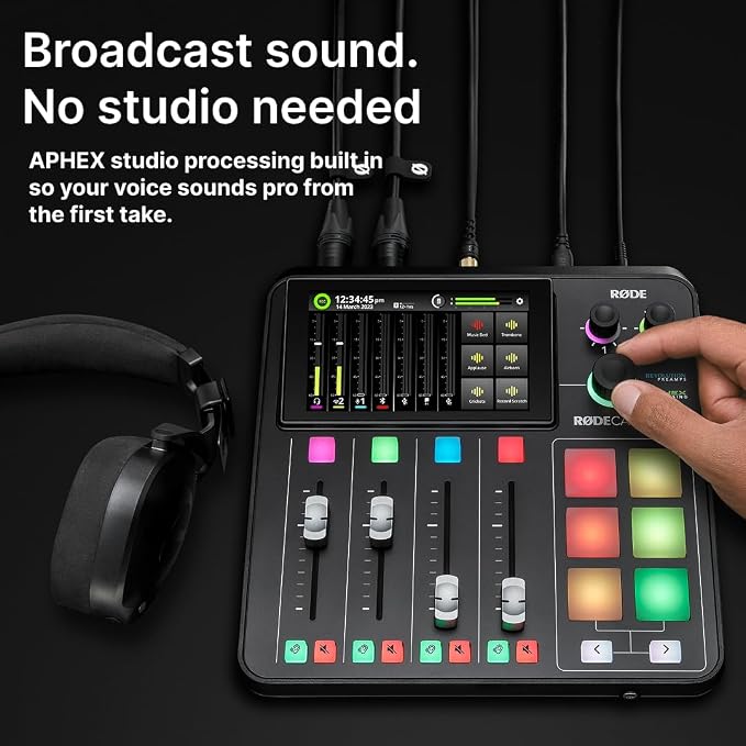 RØDE RØDECaster Duo Compact All-in-One Audio Production Solution