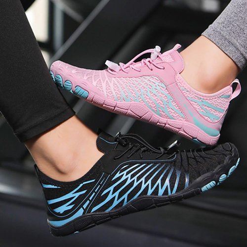 Hike Barefoot Shoes Womens Men Footwear,Pro-Healthy&Non-Slip Water Shoe for Women Men, Wide Toe Running Shoes Boots Sneakers Unisex Blue