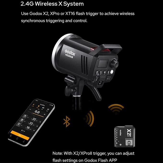 Godox MS300V MS300-V Compact Studio Strobe Flash Light - 300W