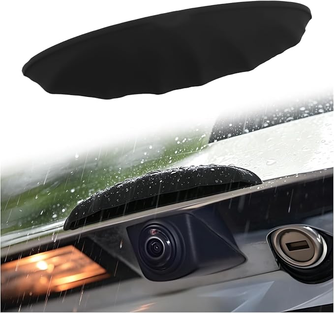 Car Rear View Camera Protection Cover, Wider Back Up Camera Rain Guard