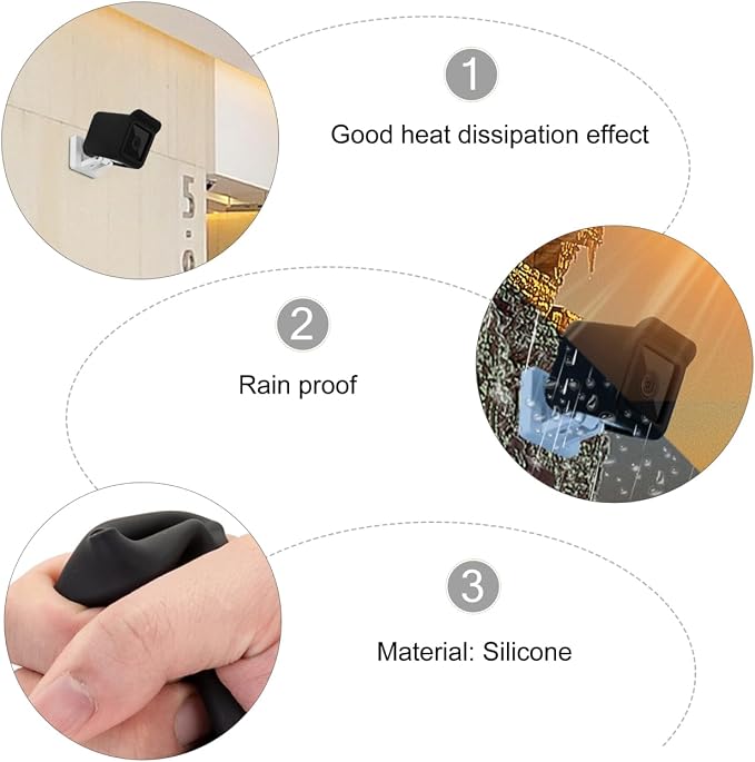 4pcs Security Camera Cover Protective Compatible
