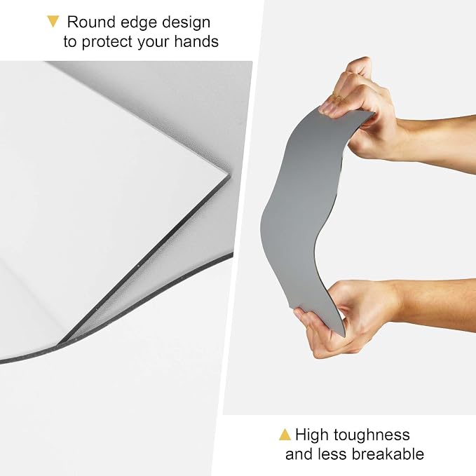 Meking 9PCS Product Photography Props Acrylic Mirror Glass Simulated Photoshoot