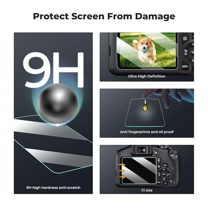 K&F CONCEPT 3pcs Screen Protector Compatible