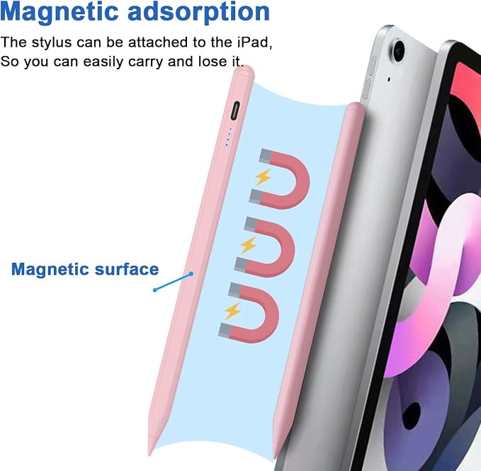 Stylus Pens for Touch Screens Power-Display Tablet Pen POM Tip Magnetic Digital