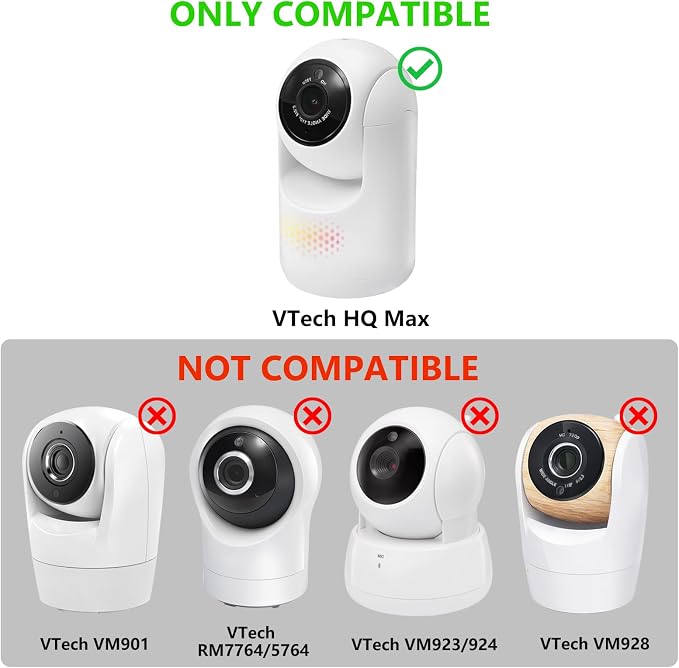 Adhesive Baby Monitor Wall Mount Compatible