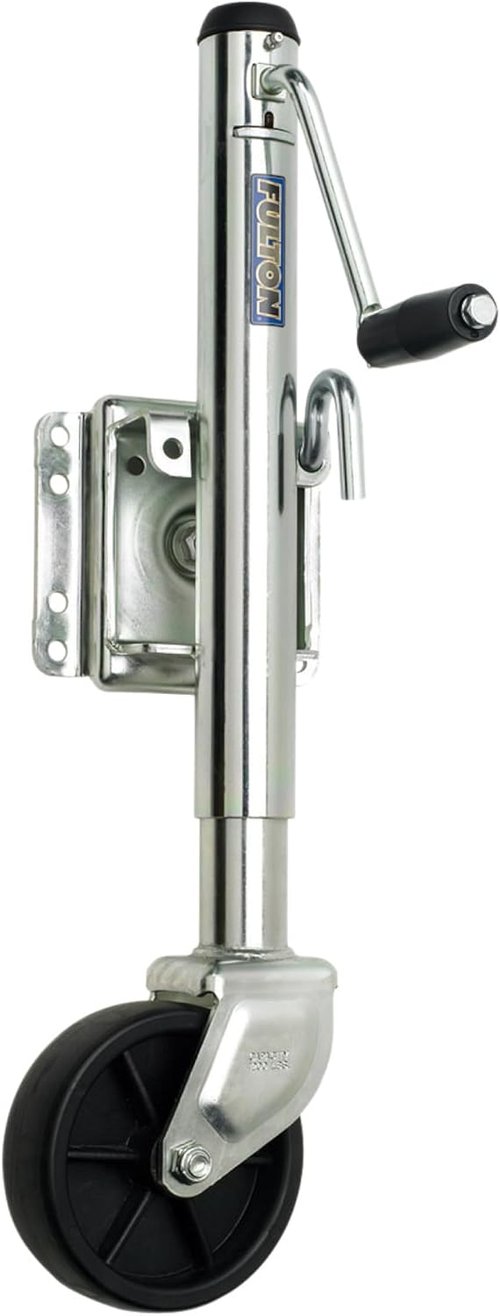 Fulton XP10 Utility Trailer Jack - 1,200 lbs Lift Capacity | Side Mount, Bolt-On, 10 Inch Travel