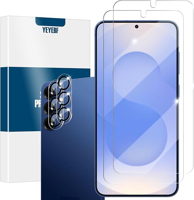Screen Protector for Samsung Galaxy S25 Plus / S25+, Tempered Glass for Galaxy