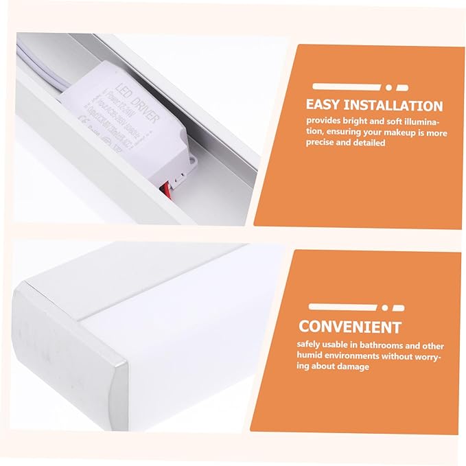 24w Led Vanity Mirror Light Fog Makeup Lamp for Bathroom and Bedroom Design for Reflection for Vanity Cabinets and Night Lighting