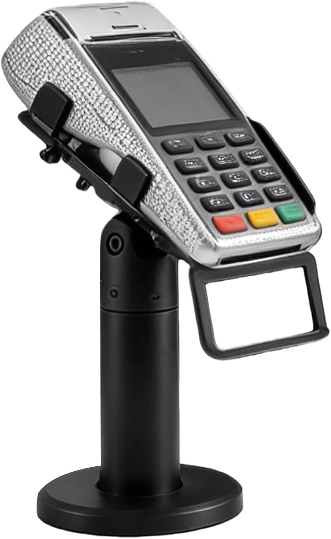 POS System Stand, 360-Degree Rotation Holder, Ergonomic Credit Card Terminal