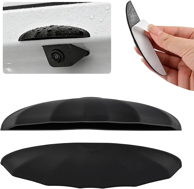 2Pcs Car Rear View Backup Camera Cover, Silicone Car Backup Camera Protective