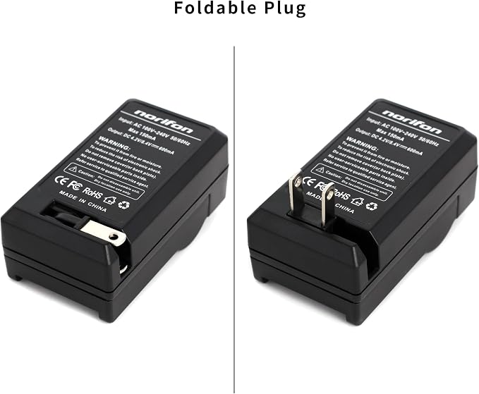Norifon LI-10B Wall Charger for Olympus Camedia C-470, C-7000 Zoom, C-770 Ultra