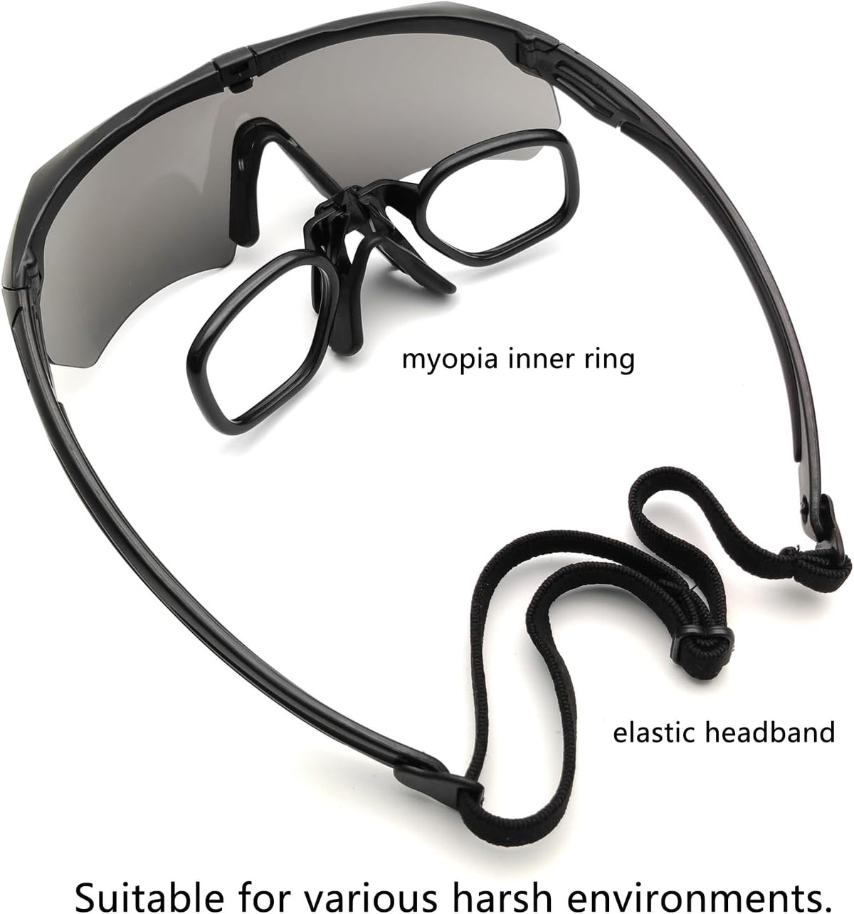 Skiennix Tactical Eyewear - Unisex Shooting Glasses with 3 Interchangeable Lenses | Airsoft Goggles