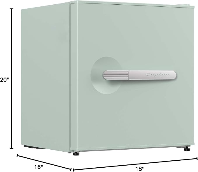 Frigidaire, 1.6 Cu. Ft. Retro Series Compact Refrigerator, Built-In Side Bottle Opener, Green