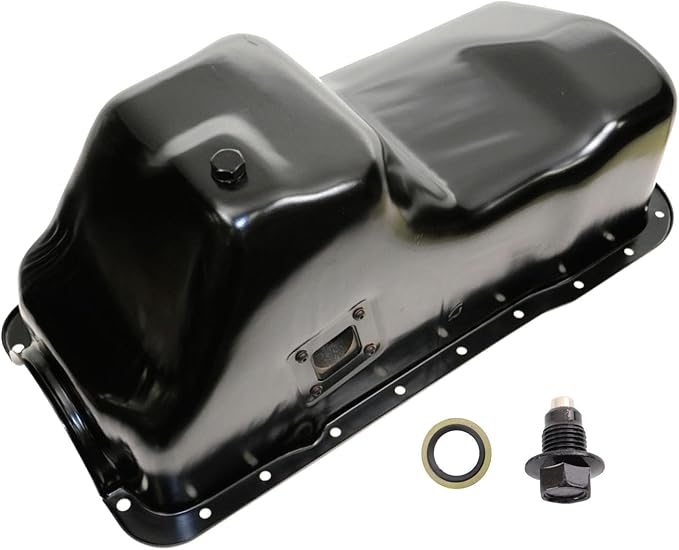 TRQ Engine Oil Pan Compatible with 81-87 Bronco E-150 Econoline E-150 Econoline Club Wagon E-250 Econoline E-250 Econoline Club Wagon 82-87 E-350 Econoline E-350 Econoline Club Wagon F-150 F-250