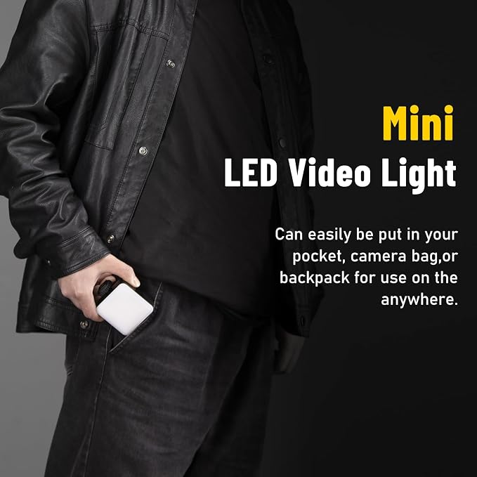 NiceFoto RGB Video Lights, 360° Full Color LED Video Light