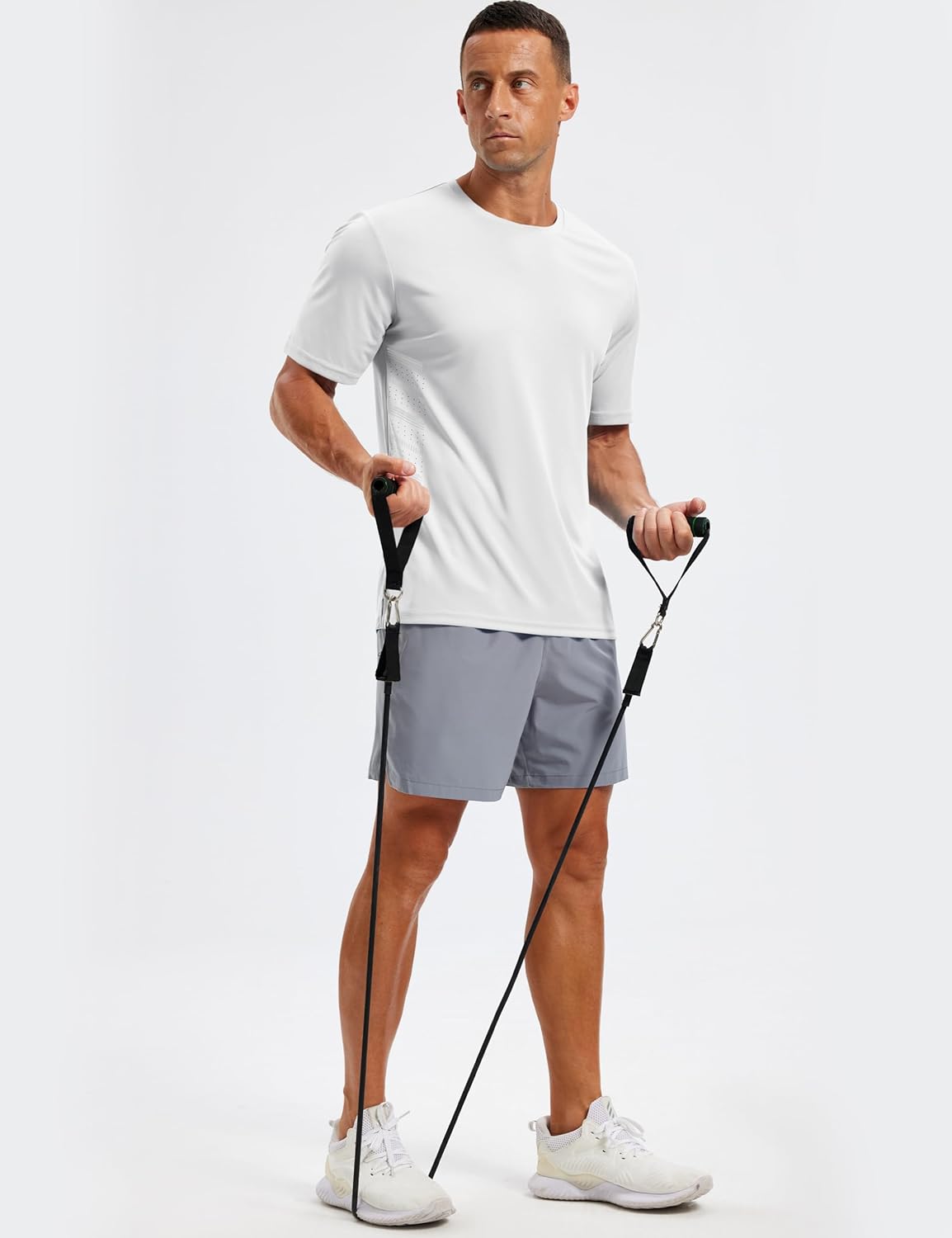 TACVASEN Men's Athletic Short Sleeve Shirts - UPF 50+ Dry Fit Running T-Shirts | Breathable Gym Wear