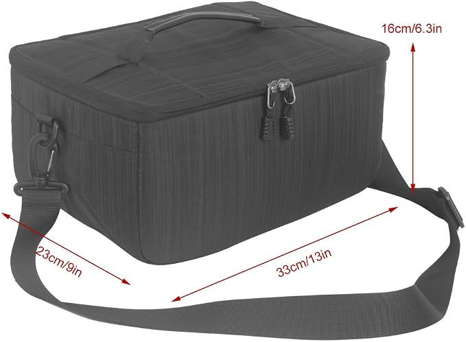Koolertron Dslr Camera Insert Bag Purse Universal Liner Lens Pouch Partition