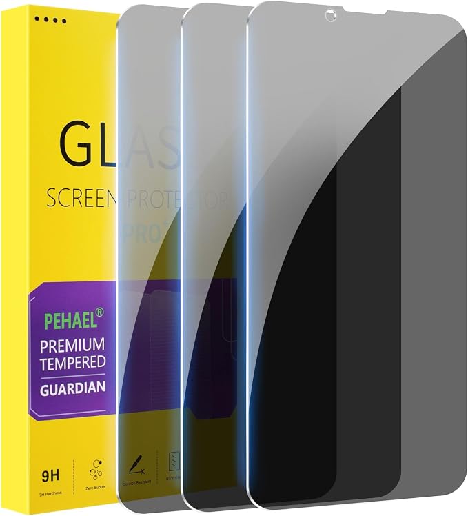 PEHAEL 3 Pack for iPhone 17e/iPhone 16e/iPhone 14/iPhone 13/iPhone 13 Pro