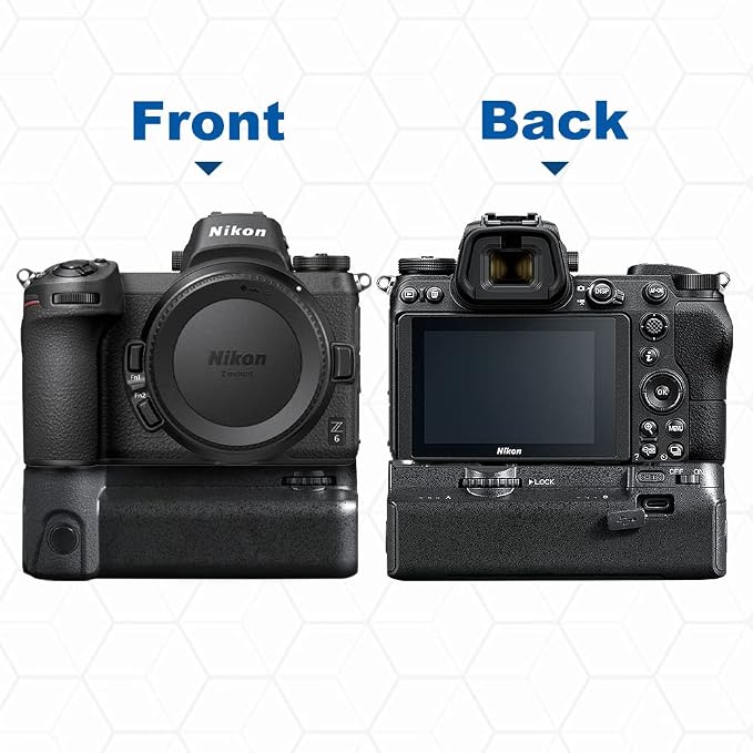 DSTE Replacement for MB-N10 Wireless Remote Control Vertical Battery Grip