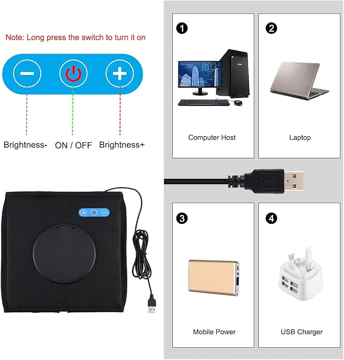 Photo Studio Light Box PULUZ 9.8in/25cm Portable Folding Photography Shooting