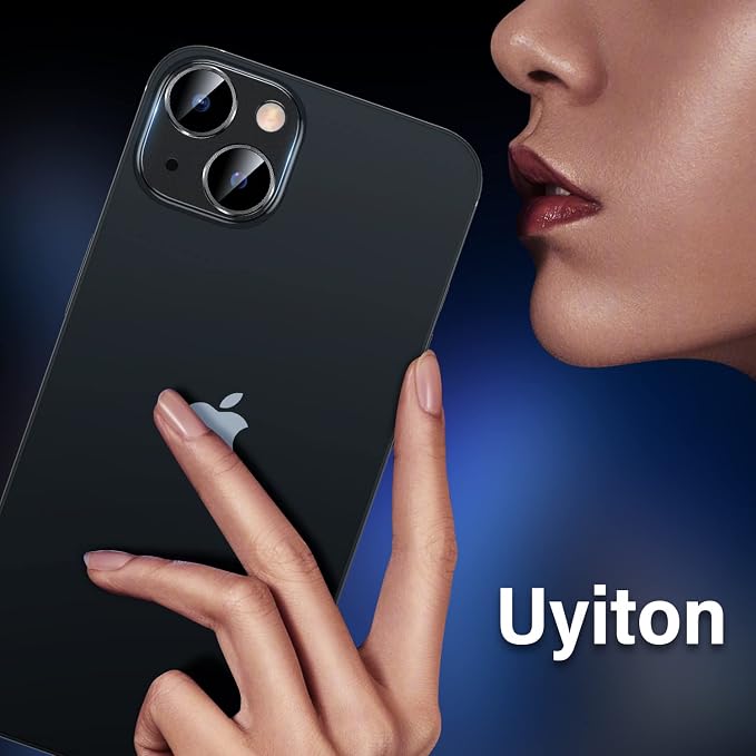 Uyiton for iPhone 14 /iPhone 14 Plus Camera Lens Protector, 9H Tempered Glass
