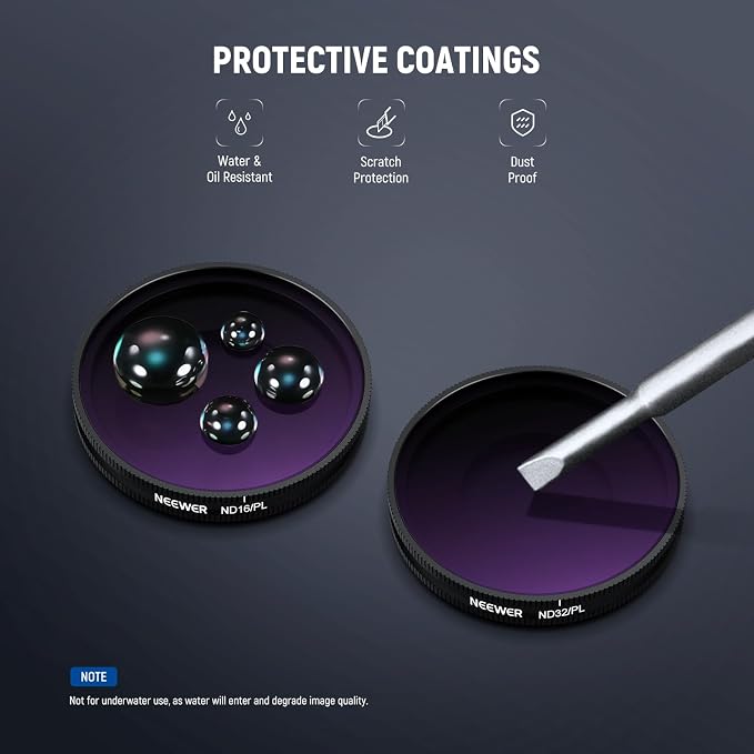 NEEWER Polarized ND Filter Set Compatible