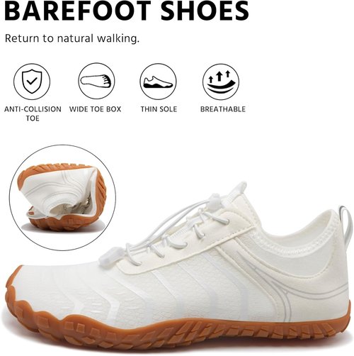 EWUHA Barefoot Shoes - Unisex Water Shoes for Walking & Hiking | Breathable, Non-Slip Design with Wide Toe Box