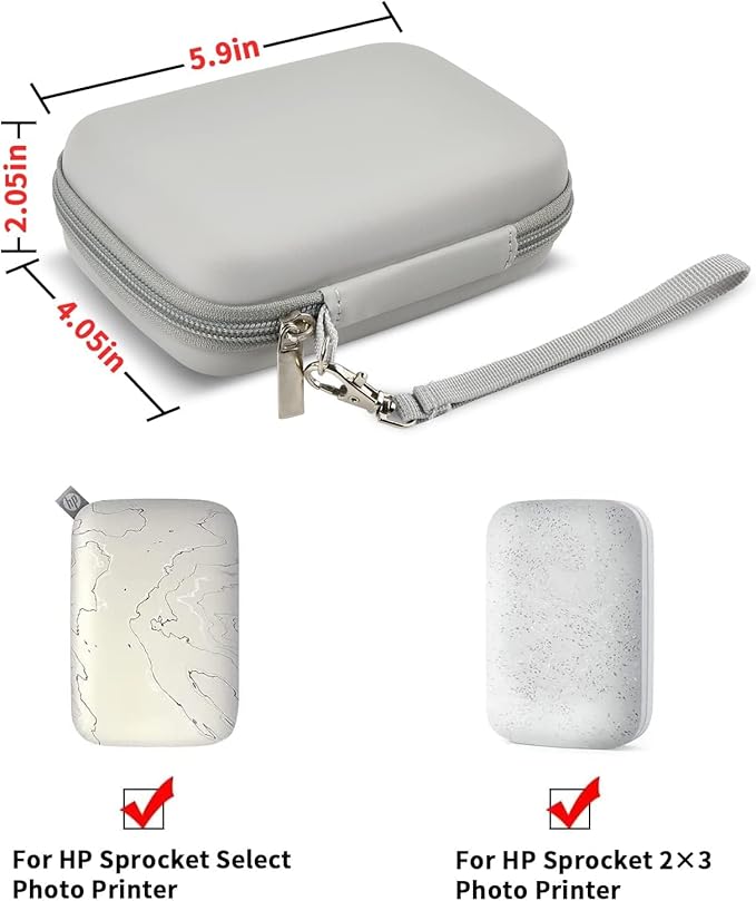 Boobowl Case Compatible with HP Sprocket Portable 2x3/ Select 2.3x3.4/ 2nd