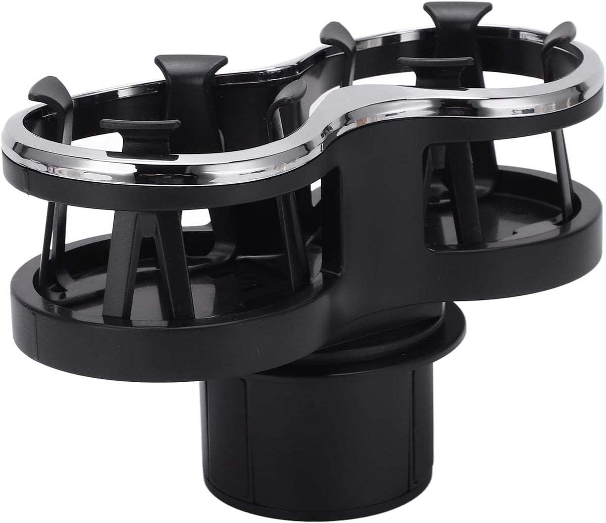 2 in 1 Drink Organizer Plug and Play Universal Thick Multi-Function Car Cup Holder Extender for Milk Tea Can Ashtray