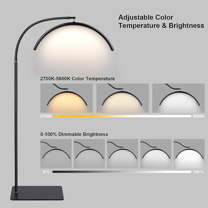 Half Moon LED Floor Light