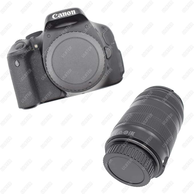 ULBTER Front Body Cap and Rear Lens Cap Cover