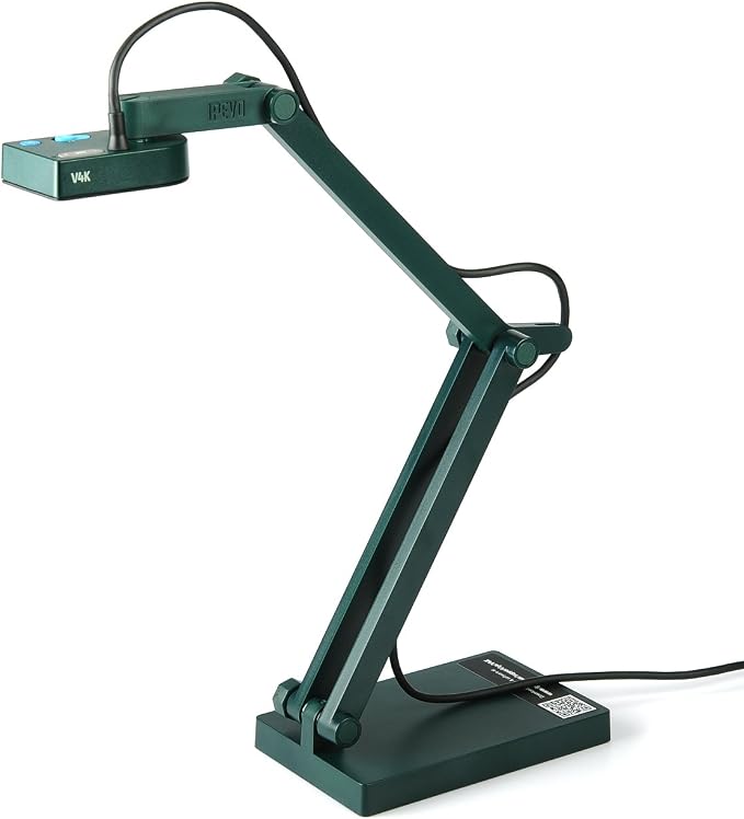 IPEVO V4K Ultra High Definition 8MP USB Document Camera — Mac OS, Chromebook