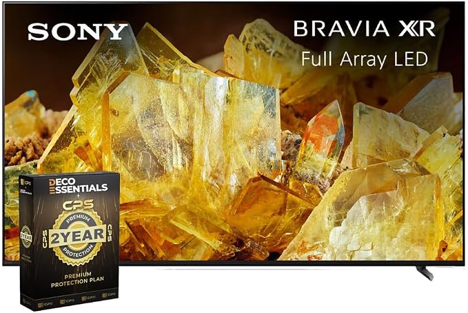Sony Bravia XR 75" X90L 4K HDR Full Array LED Smart TV XR75X90L (Renewed) Bundle with 2 Year Protection Plan