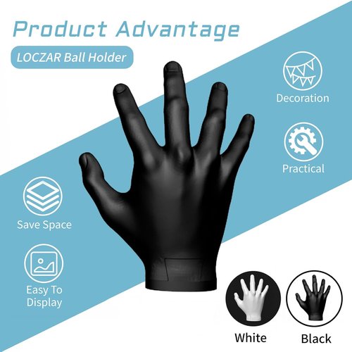 Hand Sculpture Basketball Holder | Wall-Mounted Art Decor & Storage Rack for Man Cave