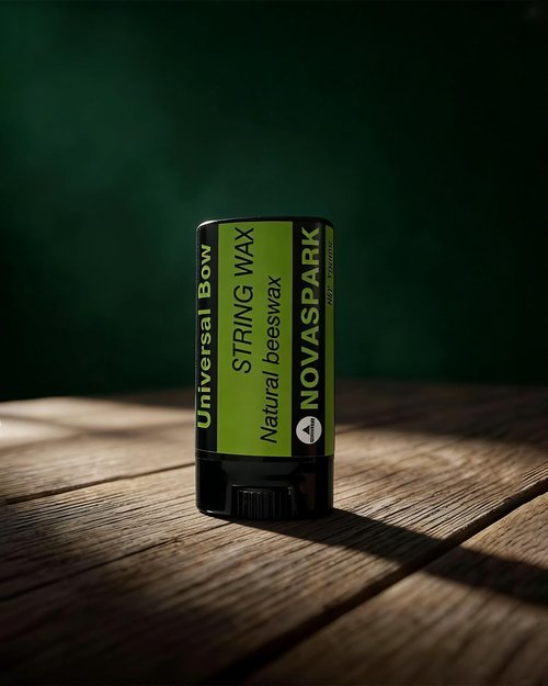 NOVASPARK Bow String Wax - Premium Beeswax Tube for Recurve & Compound Bows | Extends String Life, Waterproofs - 15 Grams