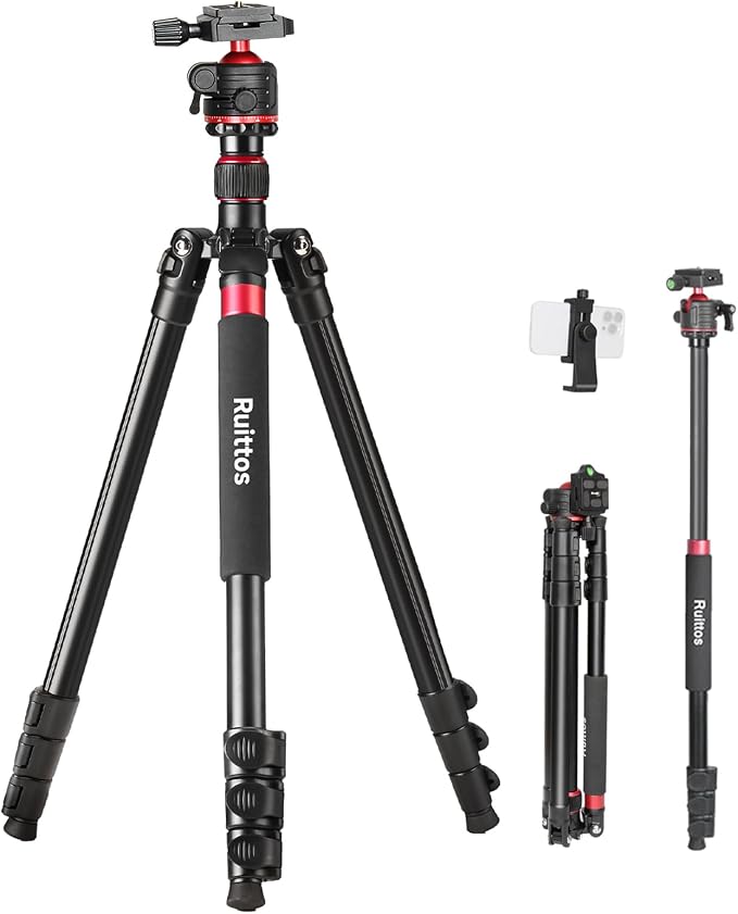 Travel Tripod, Video Camcorders, Action Cameras, Telescopes...8.8lbs