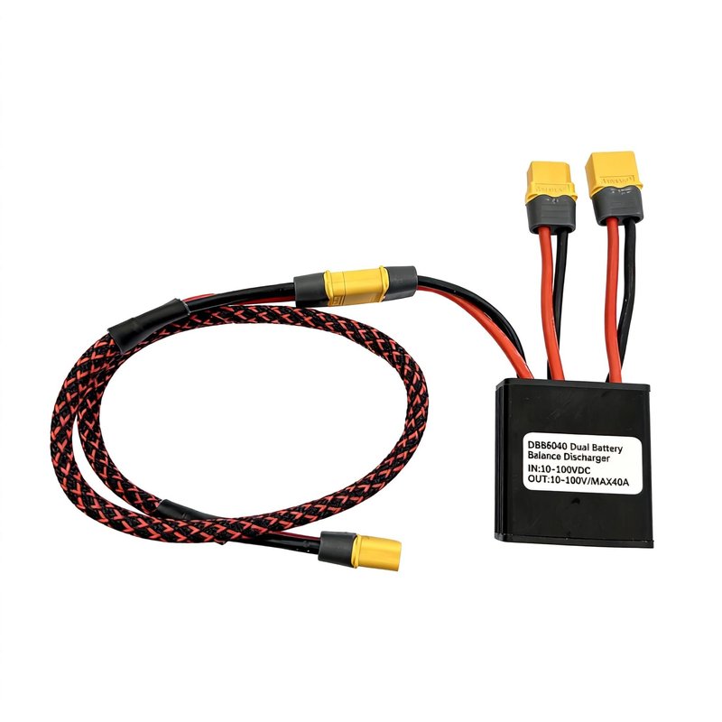 SZWEDI Double Battery Discharge Converter for E-Bike/E-Scooter 750w and 1000W Dual Battery Pack Switch Balancer 10-100V DC Input Max 40 Amps Generation II