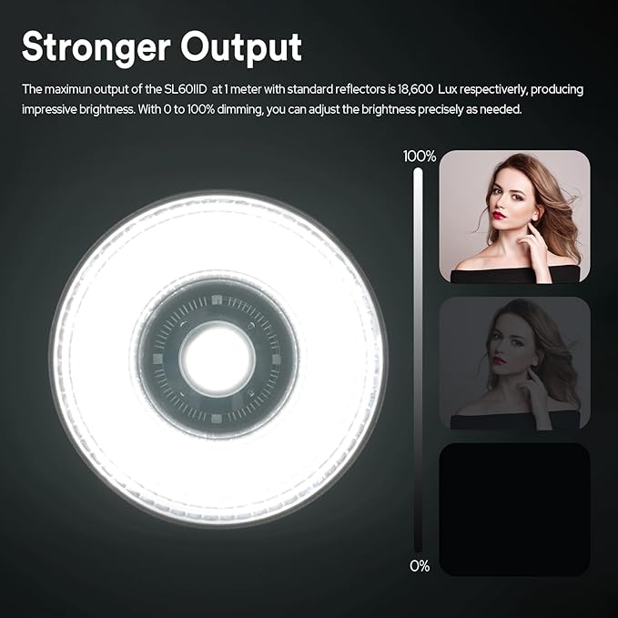 Godox SL60 SL60IID 70W LED Video Light, Cob Video Light Bowens Mount LED Studio