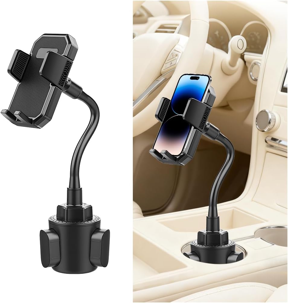 360° Rotatable Long-Neck Cup Holder Phone Mount, Style X905