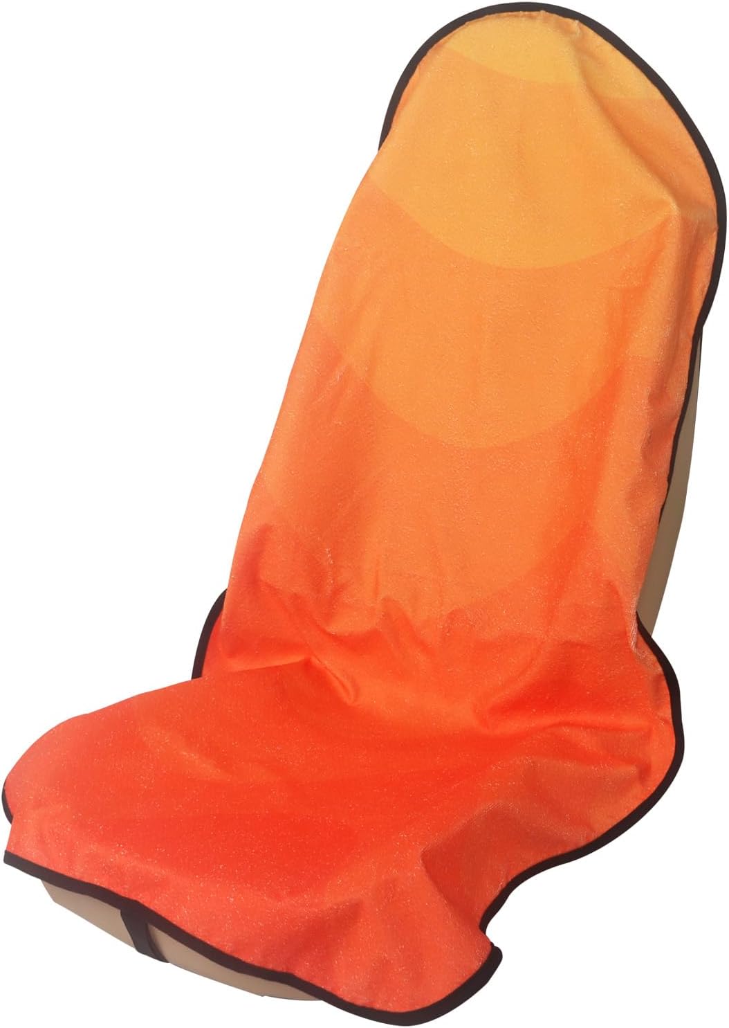 Sweat Towel Car Seat Cover Protector Front Seats for Gym Workout, Running, Swimming, Beach and Hiking, Waterproof Universal Seat Cover for Car, Trucks, Van & SUV (1, Gradient Orange, Front)