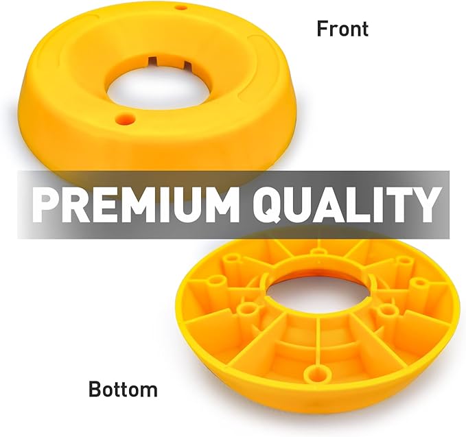 HOXWELL Durable Wheel Dock for Trailer Tongue Jack, Heavy Duty Wheel Dock for Cargo Camper RV Boat Roller Stopper, Caster Chock Easy to Store and Transport (1 Pack)