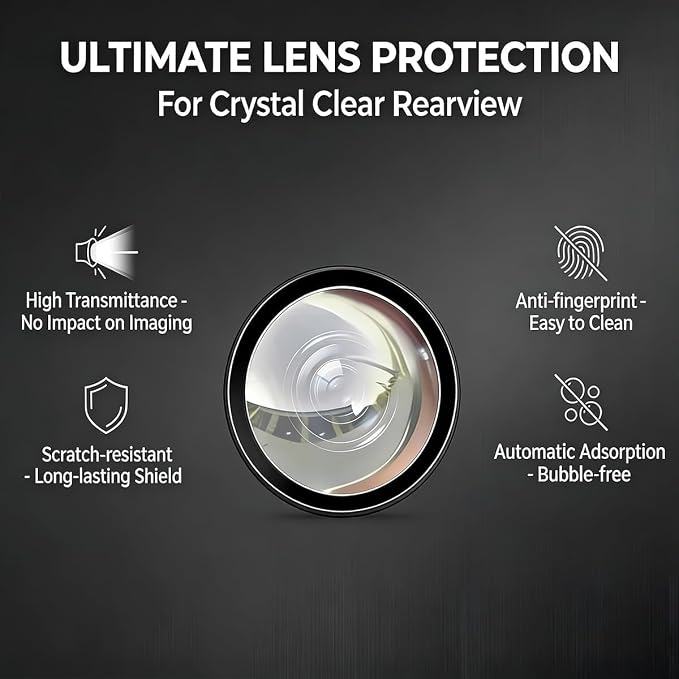 Car Camera Lens Protector, Anti-Rain Car Reversing Cameras Protection, Simple