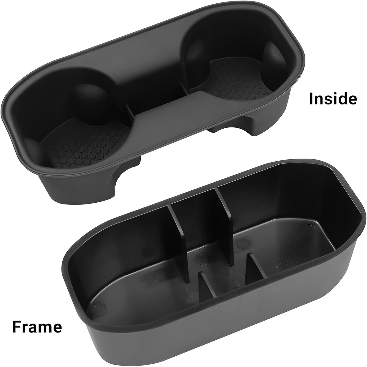 Hellet Upgrade 2PCS Car Cup Holder Compatible with Honda 2016-2022 HRV HR-V Accessories ABS & Silicone Material OEM Style Inserts Center Console Organizer
